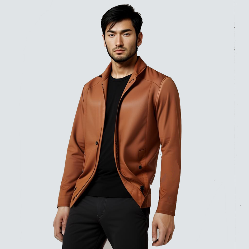 Franeker - Classic Faux Leather Jacket