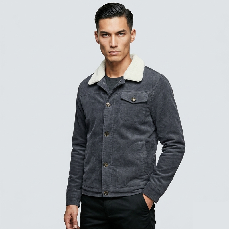 Almere - Vintage Retro Collar Jacket