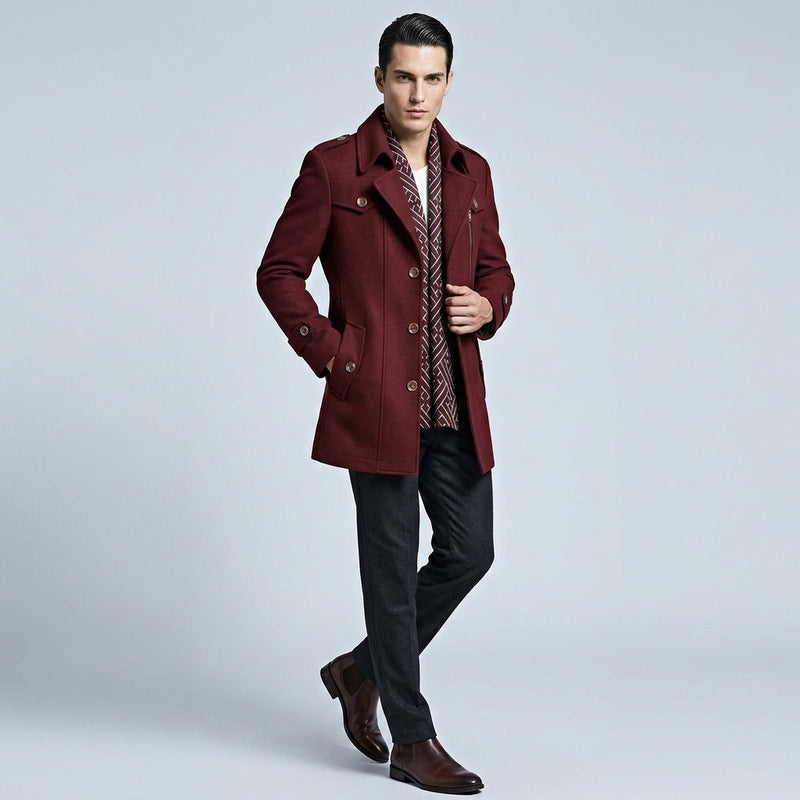 Chitose - Luxury Autumn Wool Coat