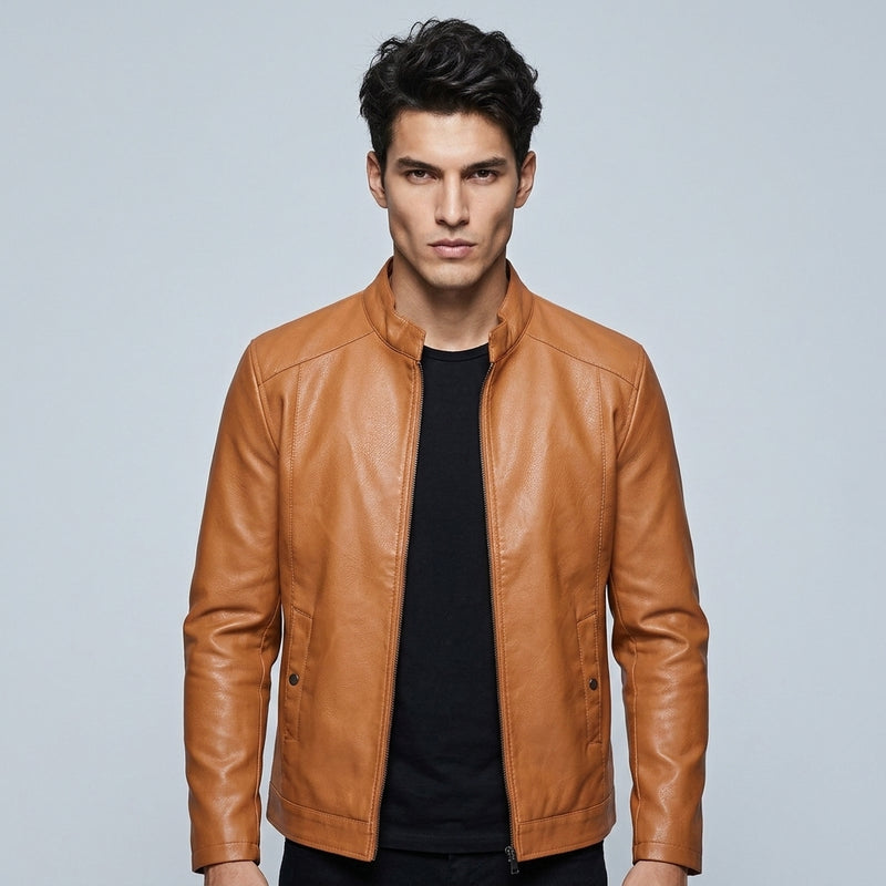 Franeker - Classic Faux Leather Jacket