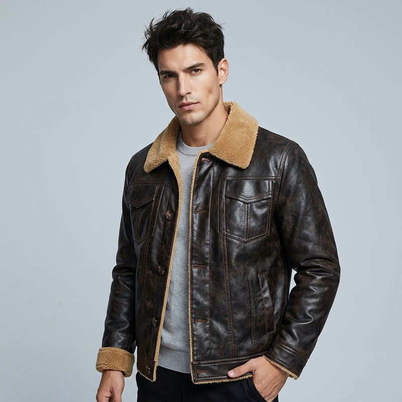 Inazawa - Velvet Leather Lightweight Jacket