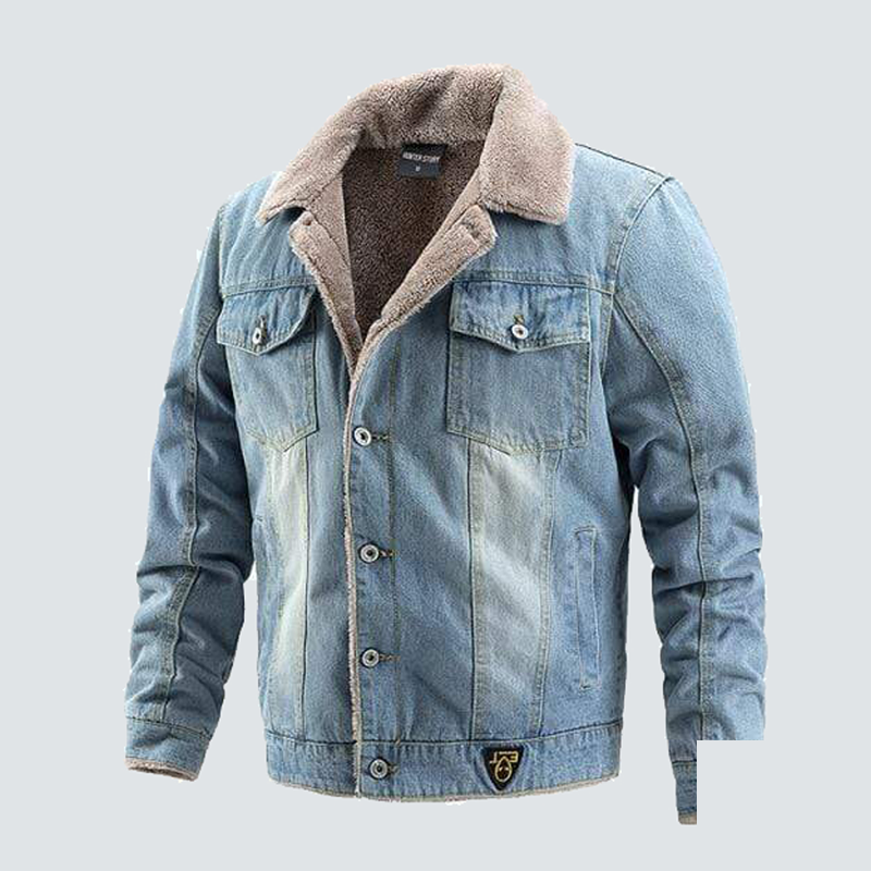 Schagen - Vintage Velvet Denim Jacket