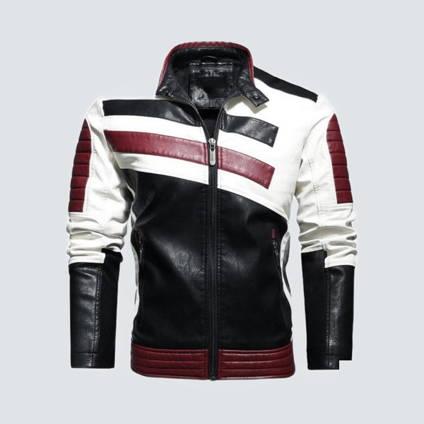 Takumi - JxN - Stylish PU Leather Jacket