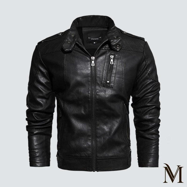 Harlingen - Vintage Faded Leather Jacket